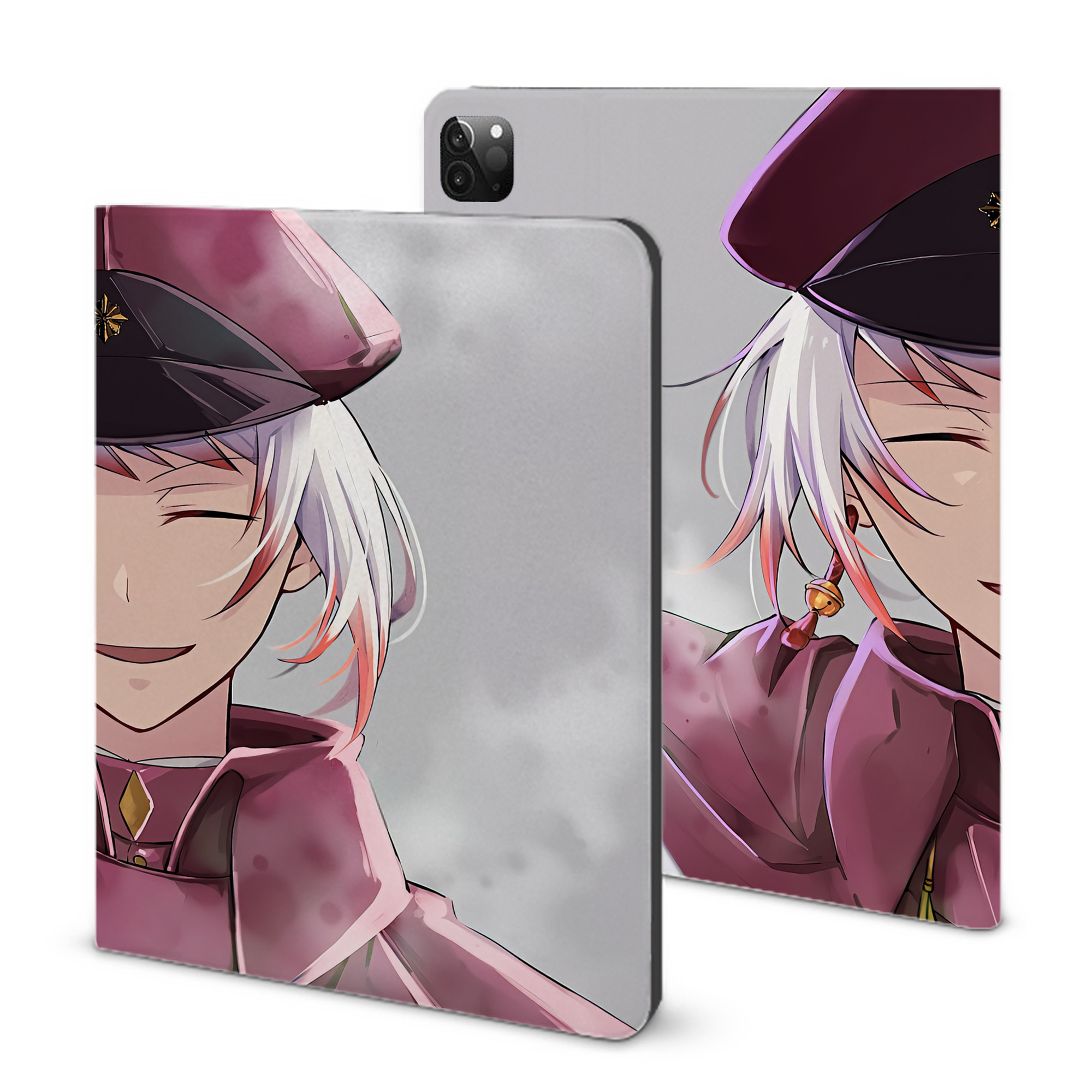 （画像用） 文豪ストレイドッグス Bungo Stray Dogs IPadケース ペンホルダー付き ブックスタイルデザイン